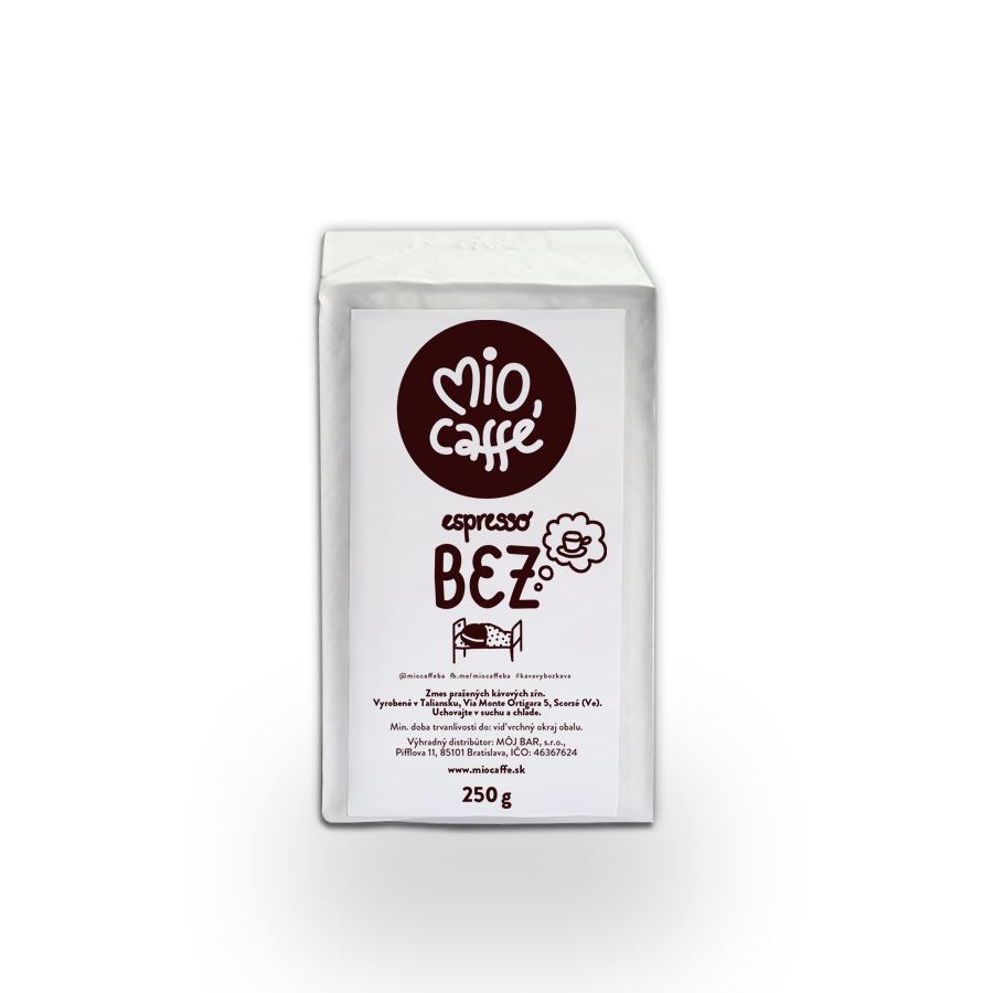 Mio caffé BEZ-kofeínová mletá káva 250g